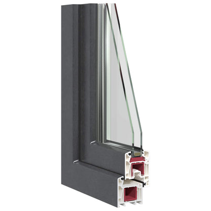 vidaXL Tilt & Turn Basement Window RISOR 60 x 90 cm