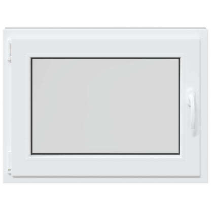 vidaXL Basement Window RISOR 80 x 50 cm PVC and Glass Anthracite