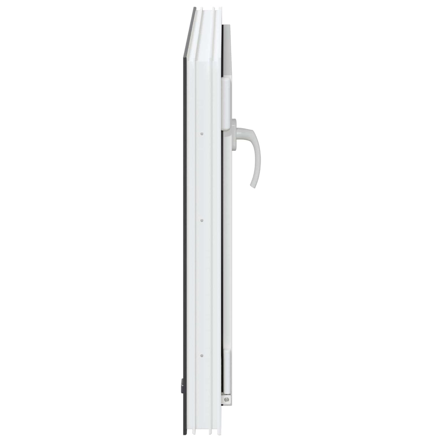 vidaXL Basement Window RISOR 80 x 60 cm PVC and Glass Anthracite