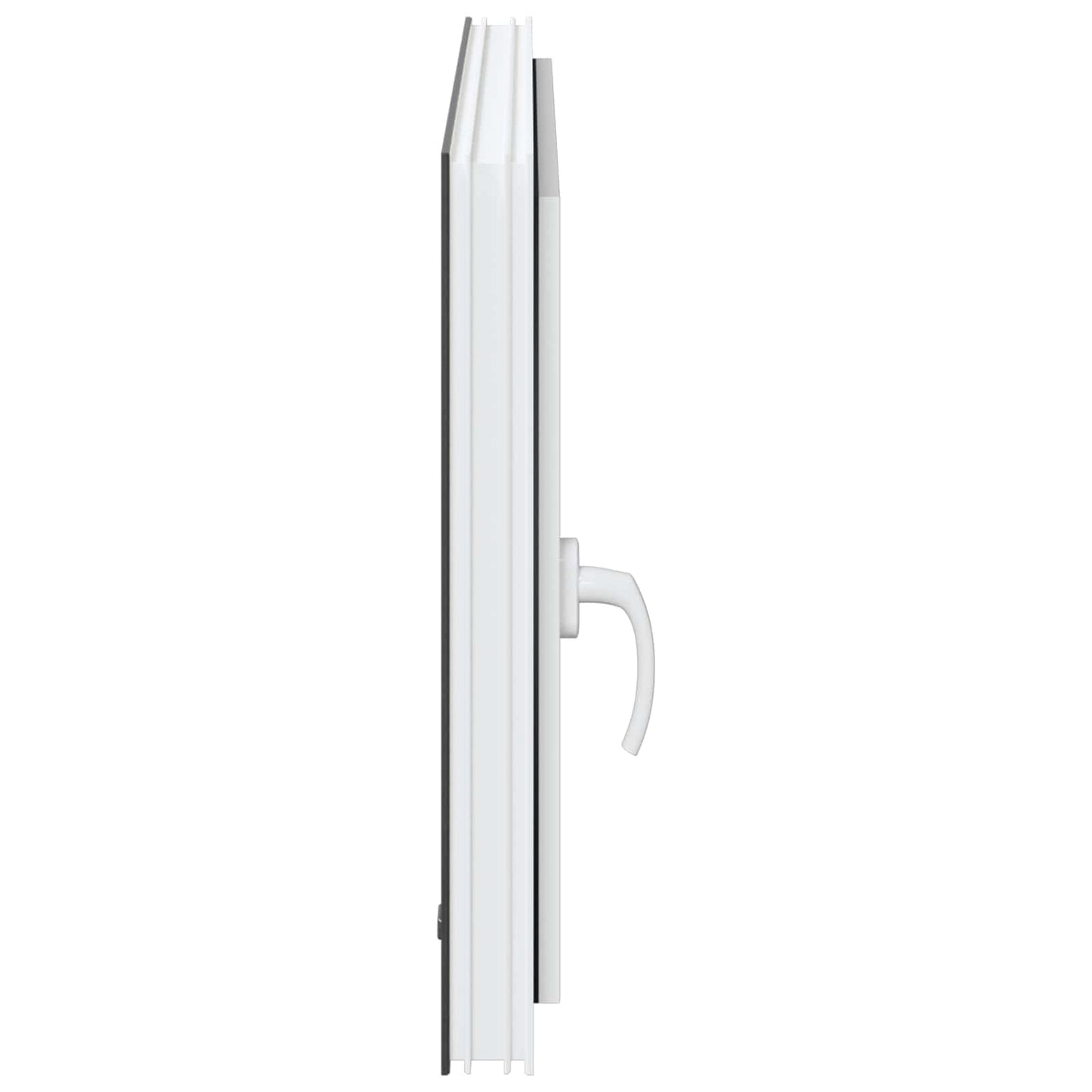 vidaXL Basement Window RISOR 90 x 50 cm PVC and Glass Anthracite