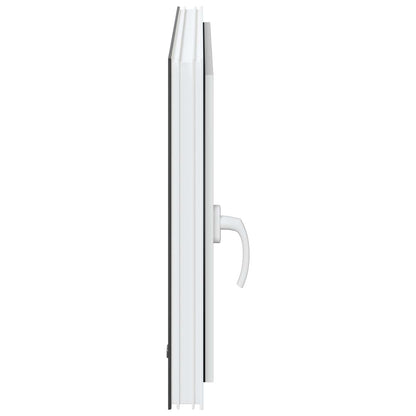vidaXL Basement Window RISOR 90 x 50 cm PVC and Glass Anthracite
