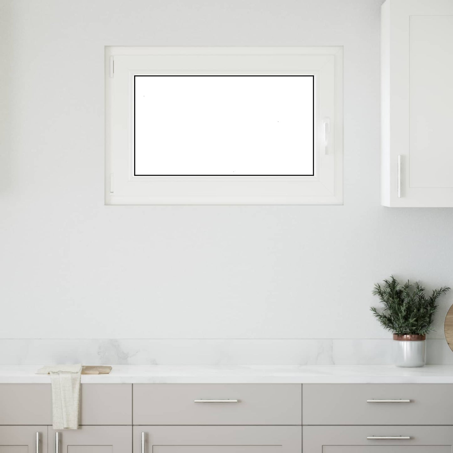vidaXL Tilt & Turn Basement Window RISOR 90 x 60 cm