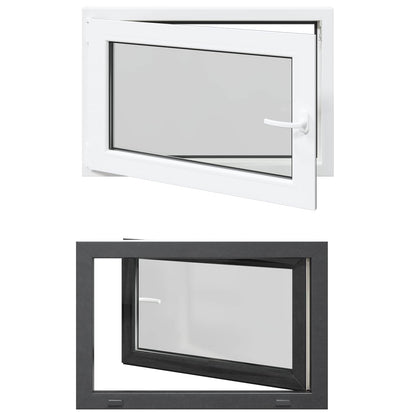 vidaXL Tilt & Turn Basement Window RISOR 90 x 60 cm