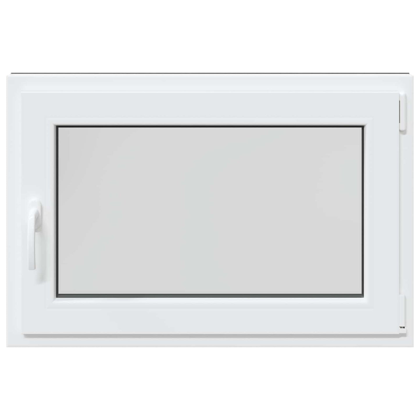 vidaXL Basement Window RISOR 90 x 60 cm PVC and Glass Anthracite