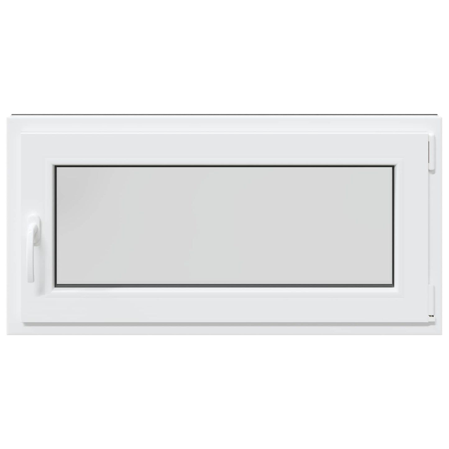 vidaXL Basement Window RISOR 100 x 50 cm PVC and Glass Anthracite
