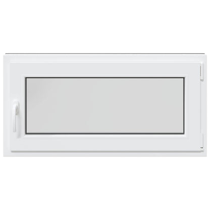 vidaXL Basement Window RISOR 100 x 50 cm PVC and Glass Anthracite
