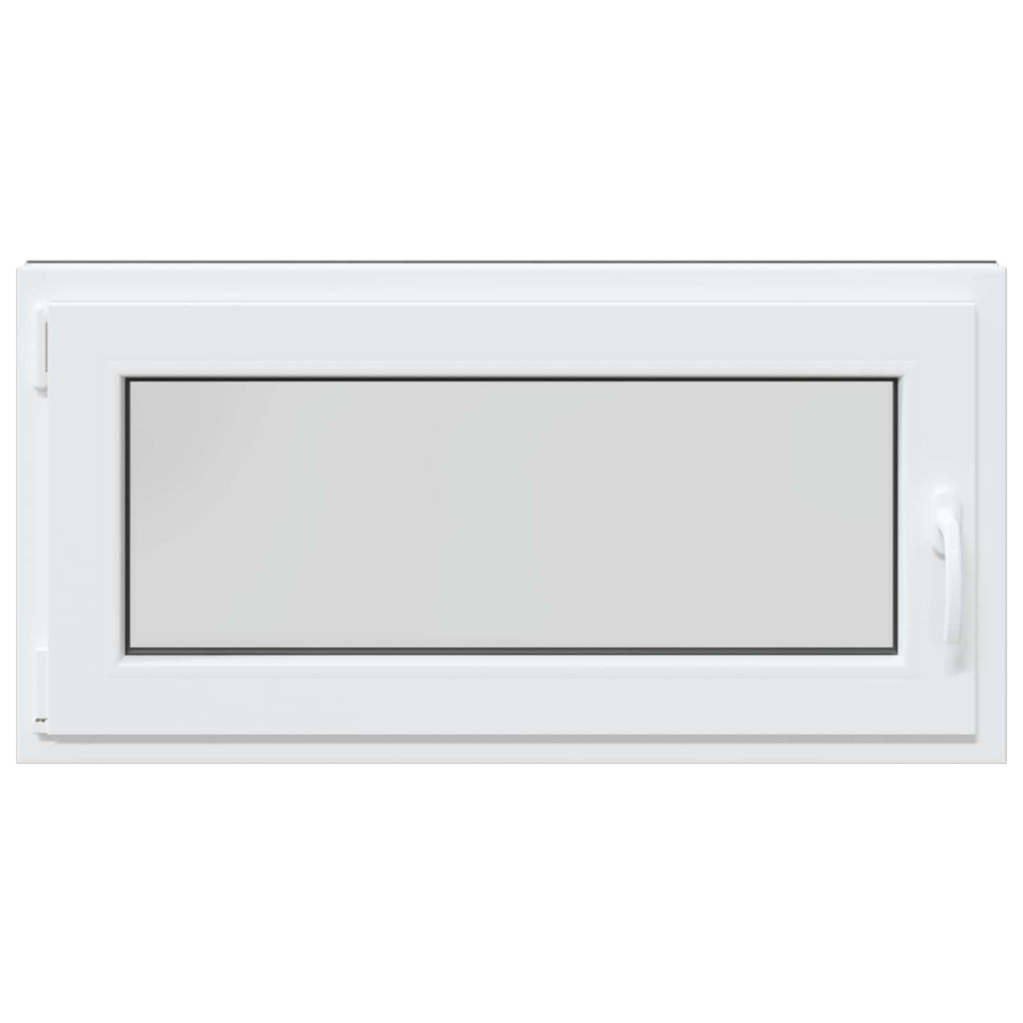 vidaXL Basement Window RISOR 100 x 50 cm PVC and Glass Anthracite