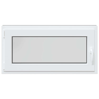 vidaXL Basement Window RISOR 100 x 50 cm PVC and Glass Anthracite