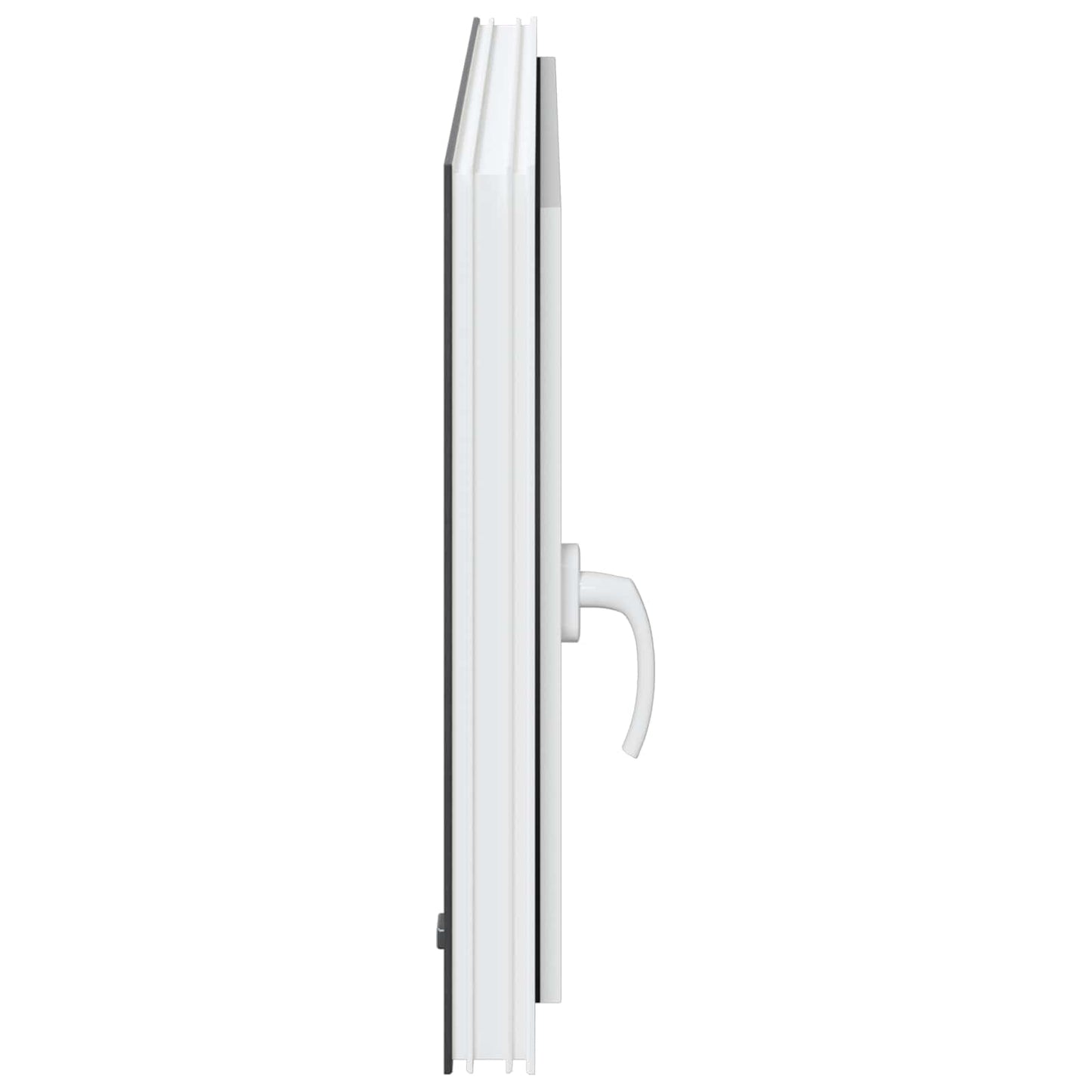 vidaXL Basement Window RISOR 100 x 70 cm PVC and Glass Anthracite