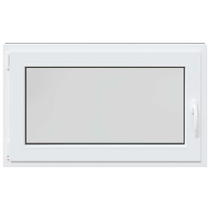 vidaXL Basement Window RISOR 100 x 70 cm PVC and Glass Anthracite