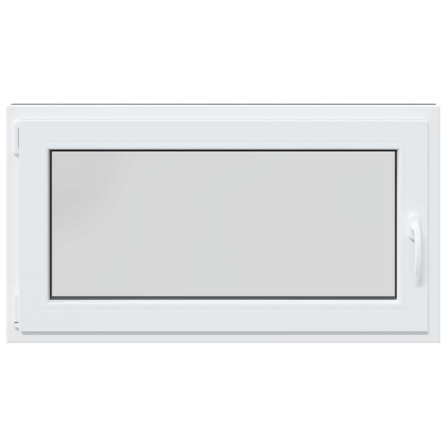 vidaXL Basement Window RISOR 110 x 50 cm PVC and Glass Anthracite
