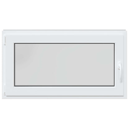 vidaXL Basement Window RISOR 110 x 50 cm PVC and Glass Anthracite