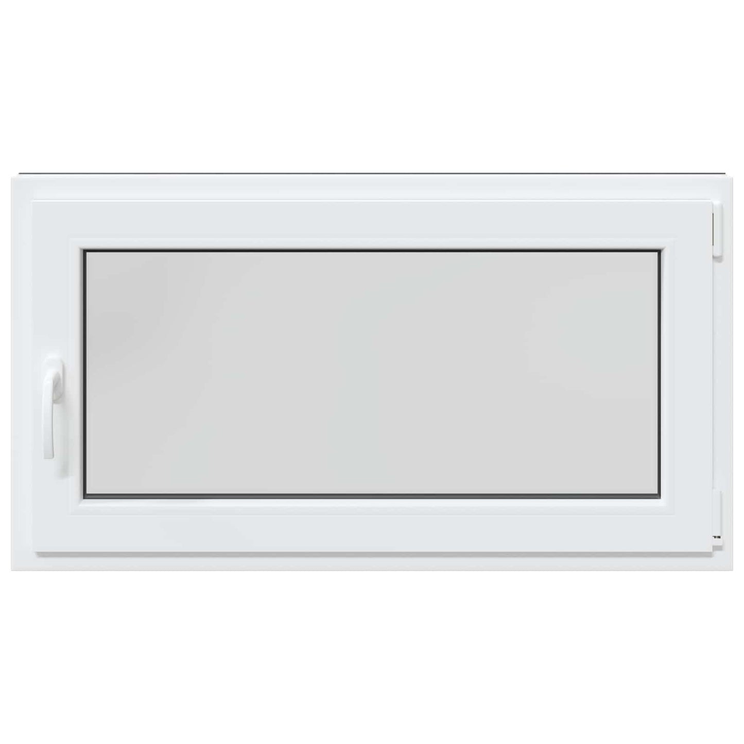 vidaXL Tilt & Turn Basement Window RISOR 110 x 70 cm PVC and Glass