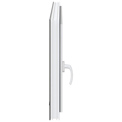 vidaXL Tilt & Turn Basement Window RISOR 110 x 70 cm PVC and Glass