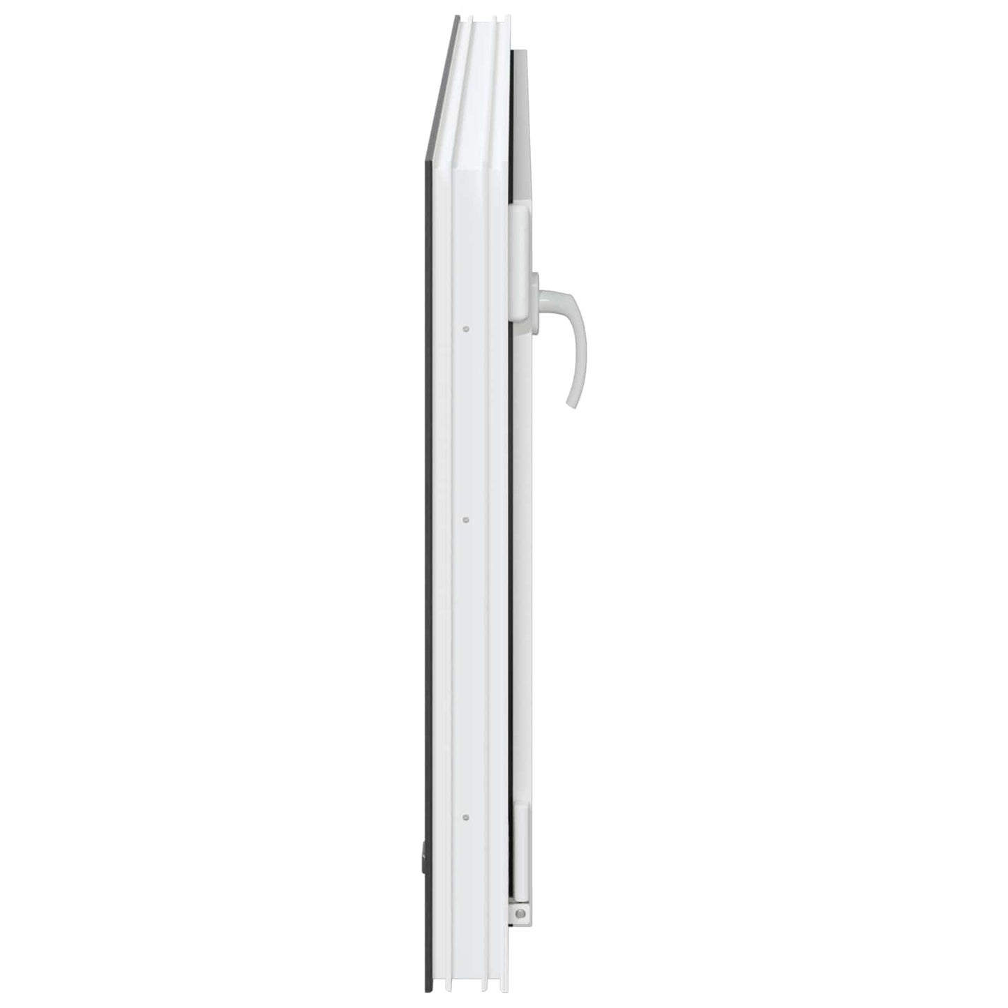 vidaXL Basement Window RISOR 110 x 70 cm PVC and Glass Anthracite