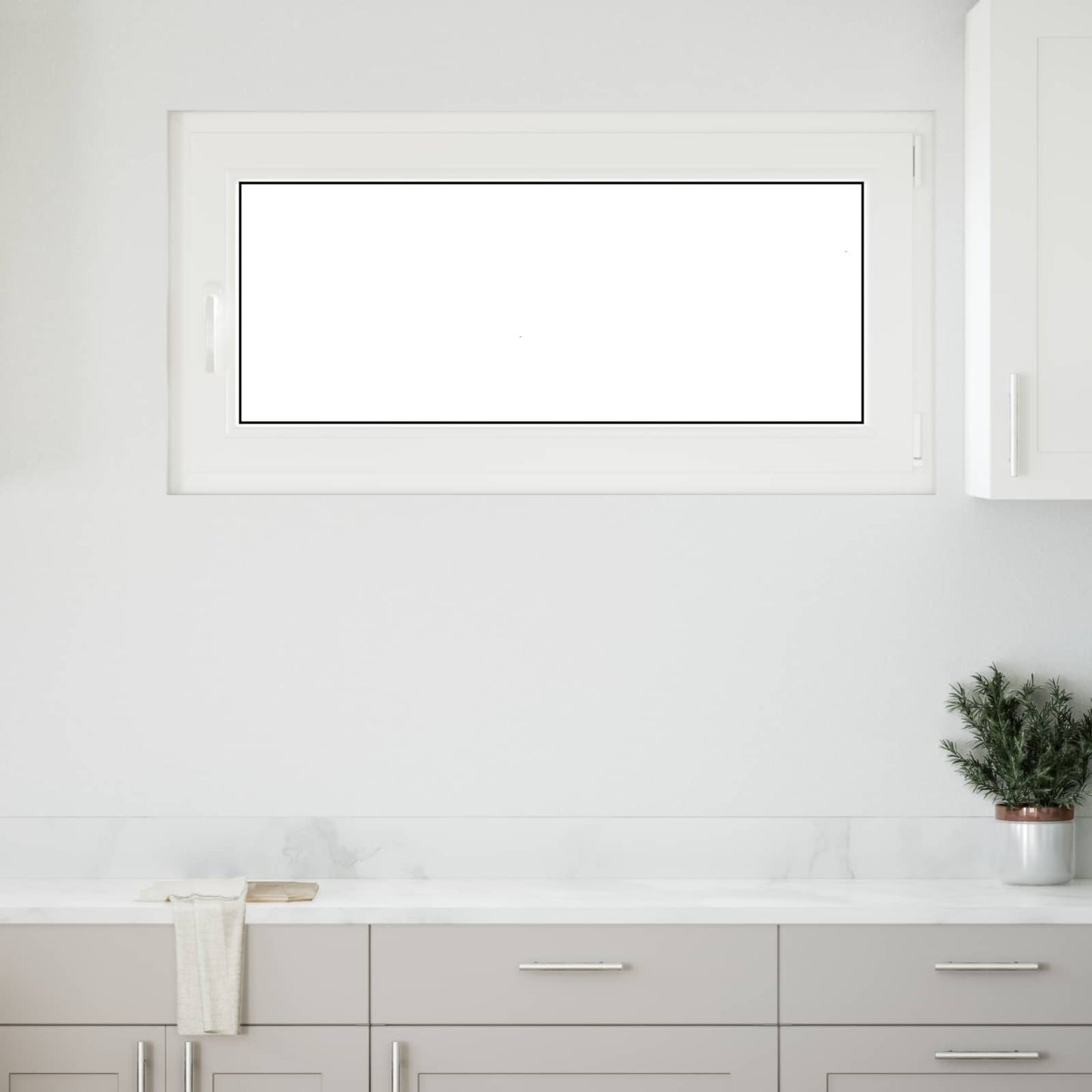 vidaXL Basement Window RISOR 120 x 60 cm PVC and Glass Anthracite