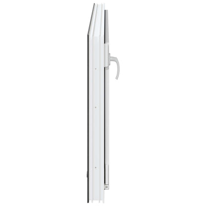 vidaXL Basement Window RISOR 120 x 60 cm PVC and Glass Anthracite