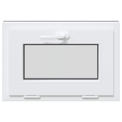 vidaXL Basement Window RISOR 60 x 40 cm PVC and Glass Anthracite