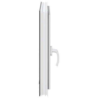 vidaXL Basement Window RISOR 50 x 50 cm PVC and Glass Anthracite