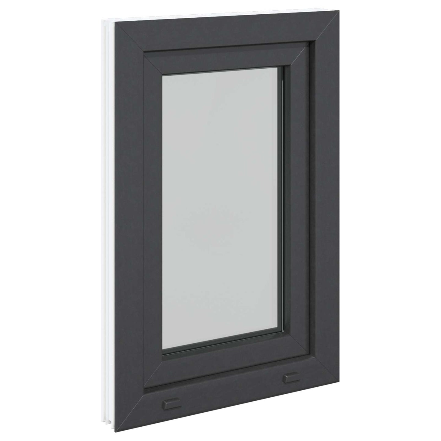 vidaXL Tilt & Turn Basement Window RISOR 50 x 75 cm PVC and Glass