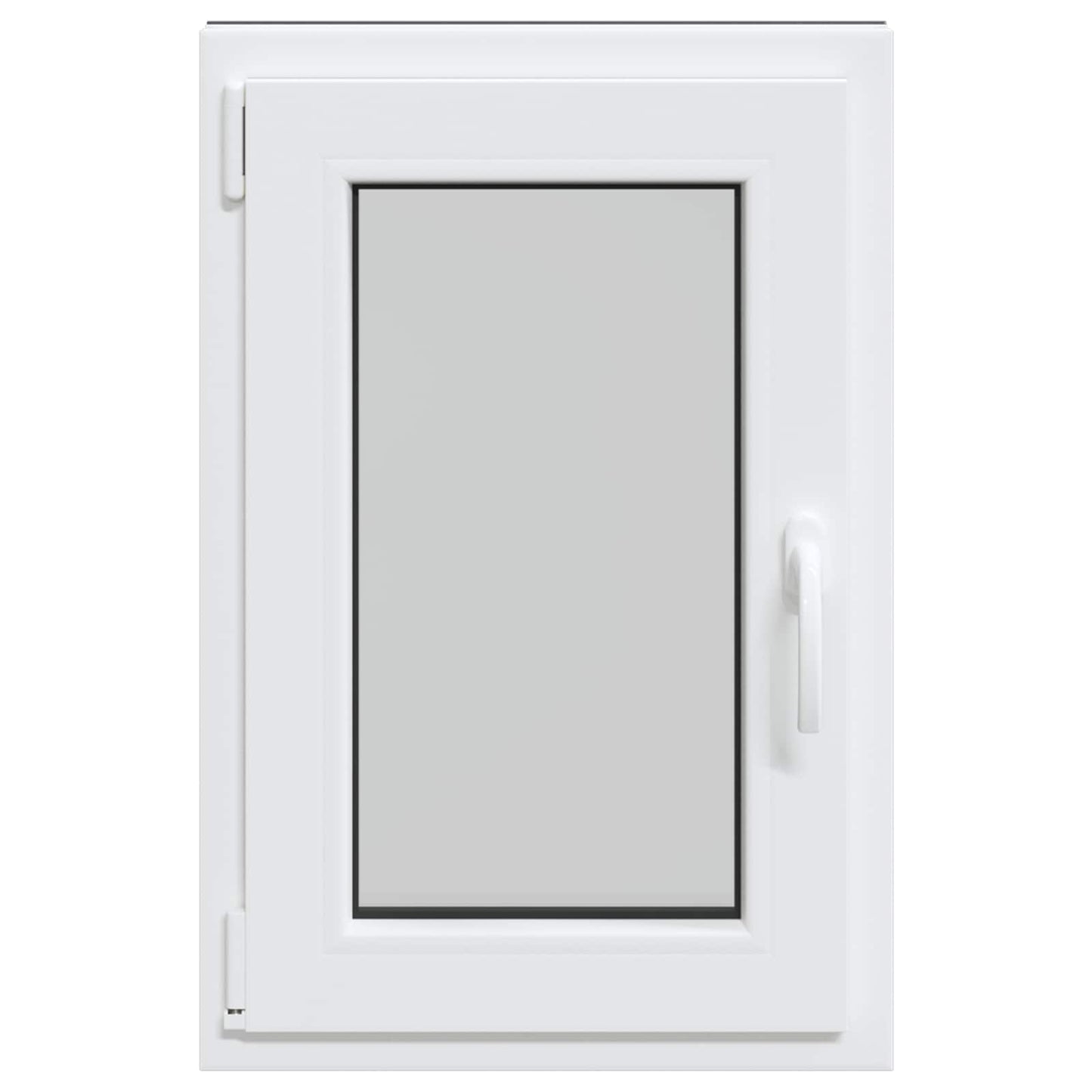 vidaXL Basement Window RISOR 50 x 75 cm PVC and Glass Anthracite