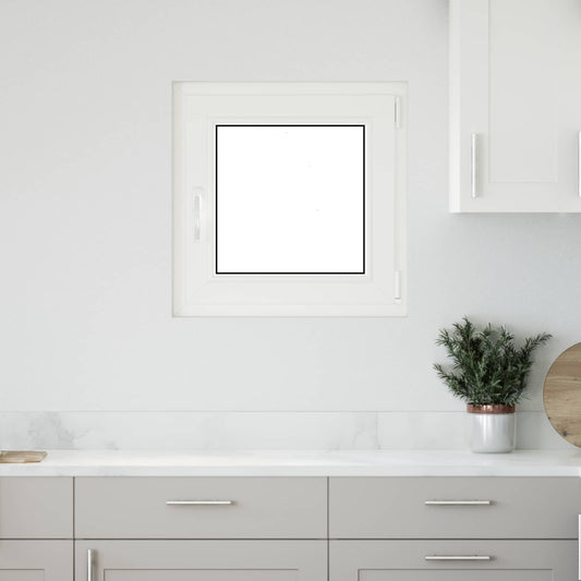 vidaXL Basement Window RISOR 60 x 60 cm PVC and Glass Anthracite