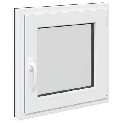 vidaXL Basement Window RISOR 60 x 60 cm PVC and Glass Anthracite