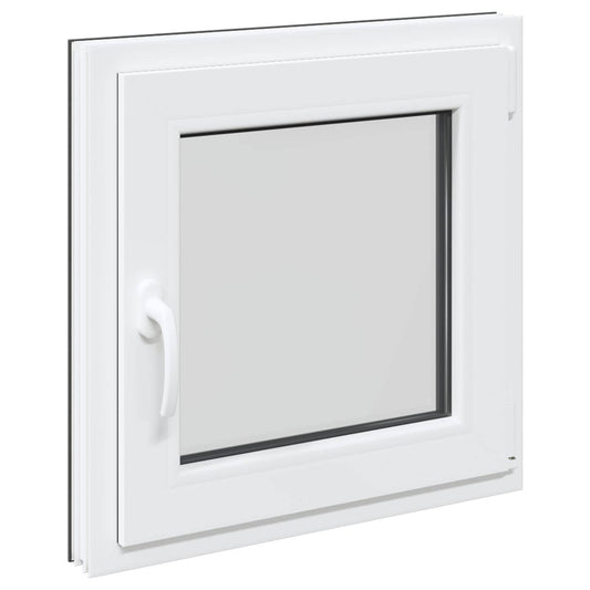 vidaXL Basement Window RISOR 60 x 60 cm PVC and Glass Anthracite
