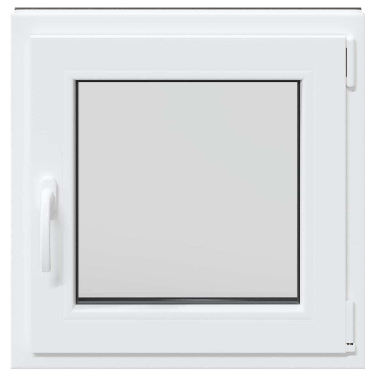 vidaXL Basement Window RISOR 60 x 60 cm PVC and Glass Anthracite