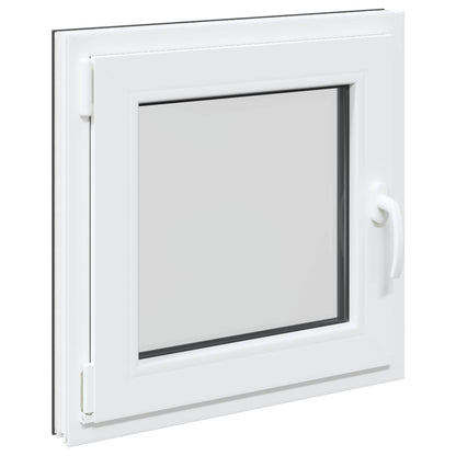 vidaXL Basement Window RISOR 60 x 60 cm PVC and Glass Anthracite