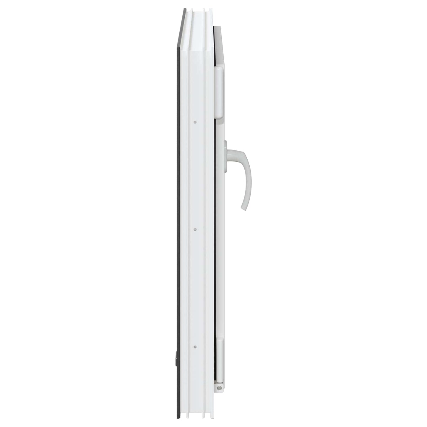 vidaXL Basement Window RISOR 60 x 60 cm PVC and Glass Anthracite