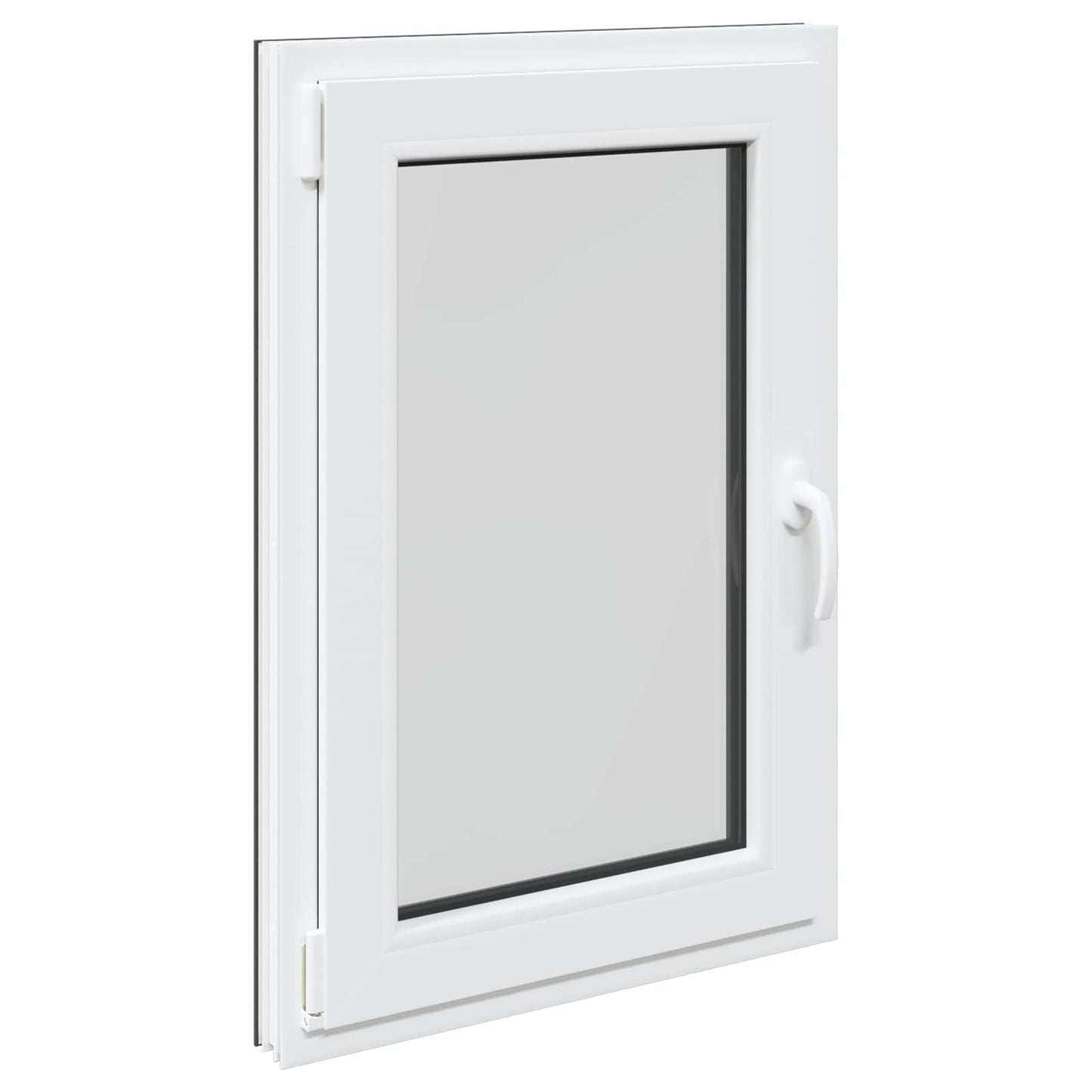 vidaXL Basement Window RISOR 60 x 100 cm PVC and Glass Anthracite