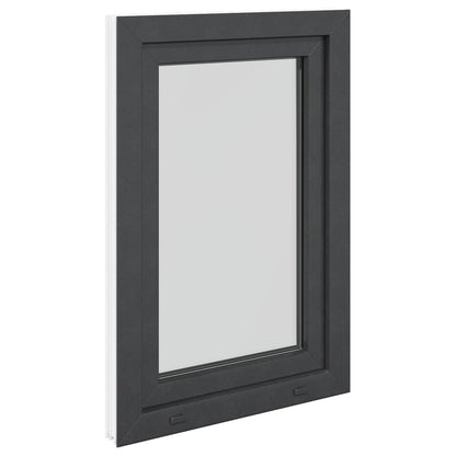 vidaXL Basement Window RISOR 60 x 100 cm PVC and Glass Anthracite