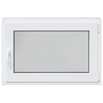 vidaXL Basement Window RISOR 80 x 70 cm PVC and Glass Anthracite