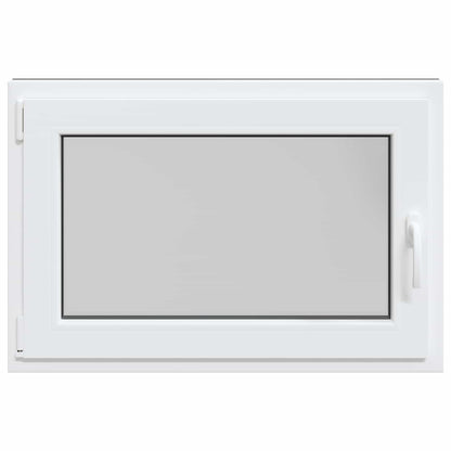 vidaXL Basement Window RISOR 90 x 70 cm PVC and Glass Anthracite