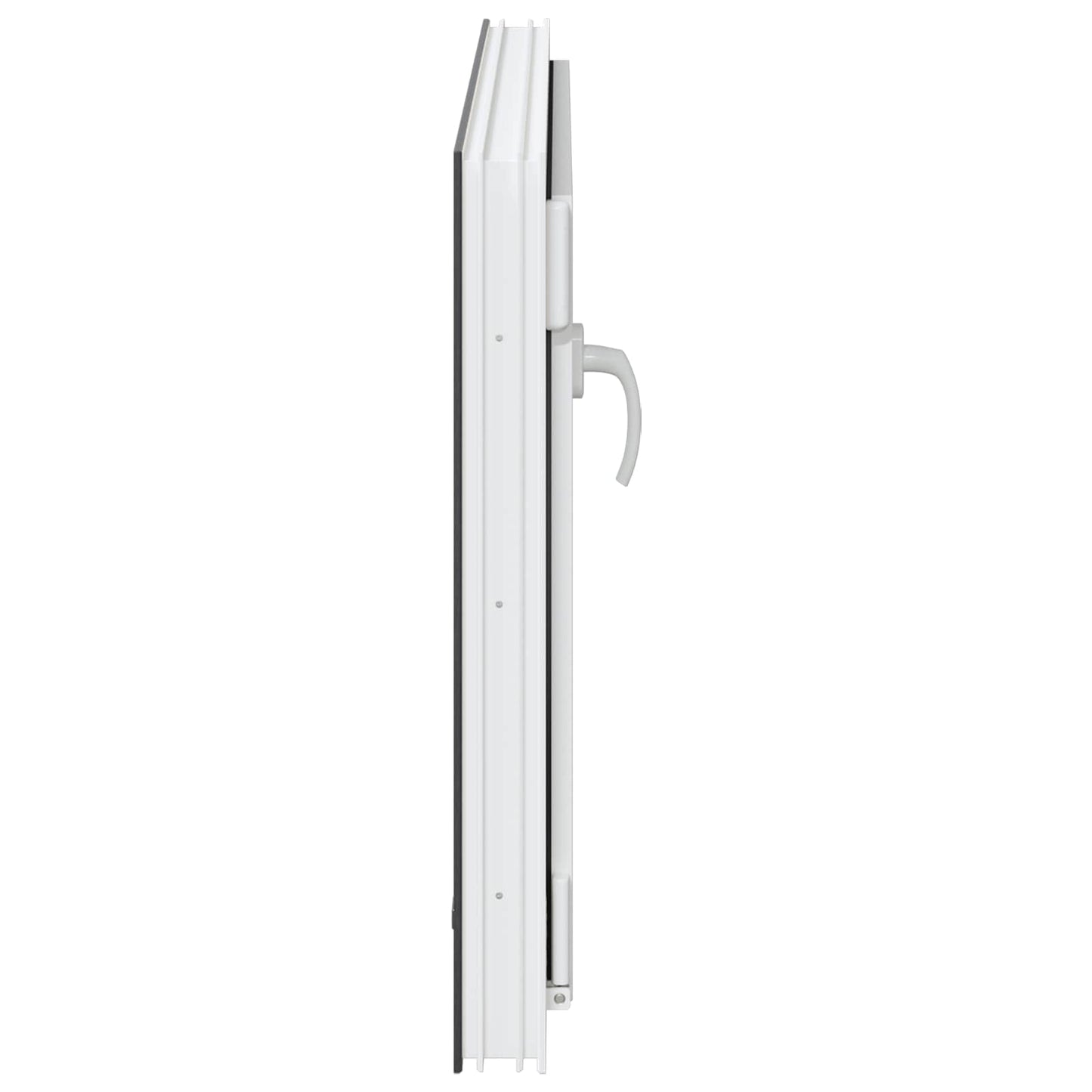 vidaXL Basement Window RISOR 90 x 70 cm PVC and Glass Anthracite