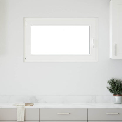 vidaXL Basement Window RISOR 100 x 50 cm PVC and Glass Anthracite