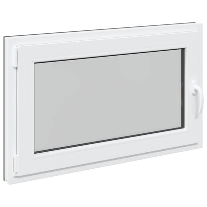 vidaXL Basement Window RISOR 100 x 50 cm PVC and Glass Anthracite