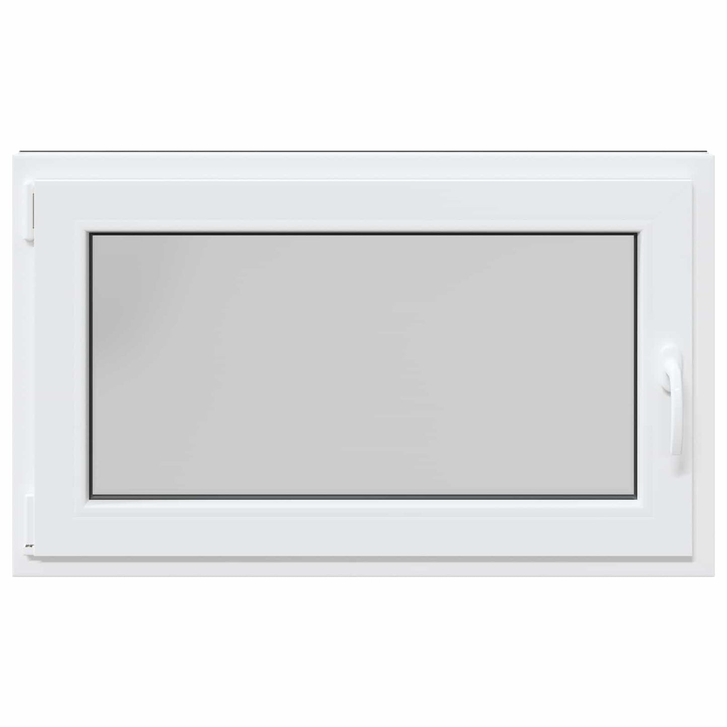 vidaXL Basement Window RISOR 100 x 50 cm PVC and Glass Anthracite