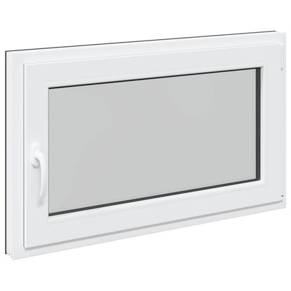 vidaXL Basement Window RISOR 100 x 60 cm PVC and Glass Anthracite