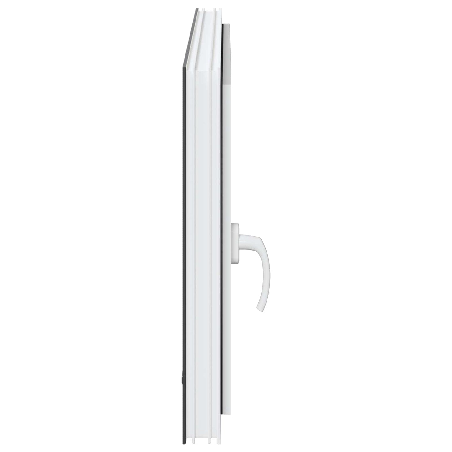 vidaXL Basement Window RISOR 100 x 60 cm PVC and Glass Anthracite