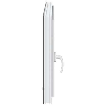 vidaXL Basement Window RISOR 100 x 60 cm PVC and Glass Anthracite