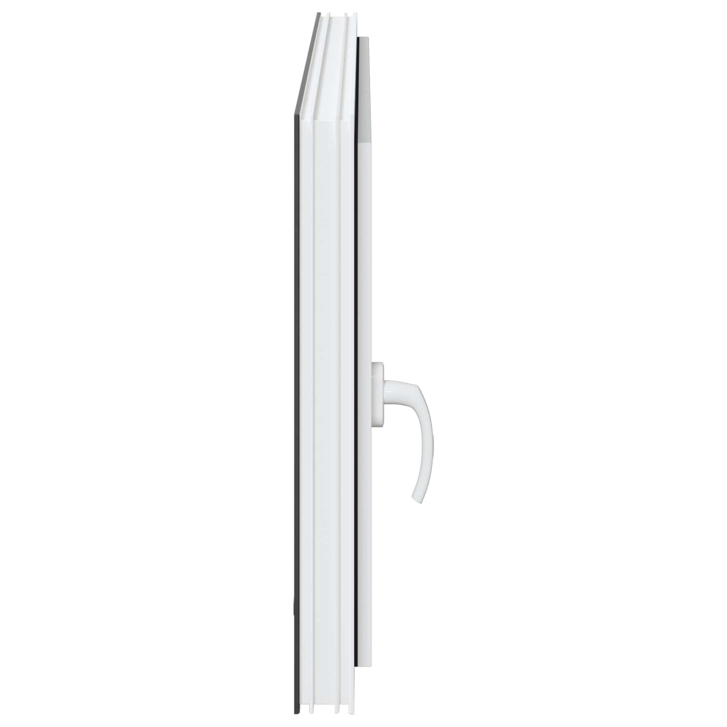 vidaXL Basement Window RISOR 110 x 50 cm PVC and Glass Anthracite