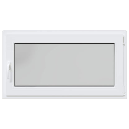 vidaXL Basement Window RISOR 110 x 60 cm PVC and Glass Anthracite