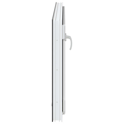 vidaXL Basement Window RISOR 110 x 60 cm PVC and Glass Anthracite