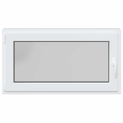 vidaXL Basement Window RISOR 110 x 70 cm PVC and Glass Anthracite