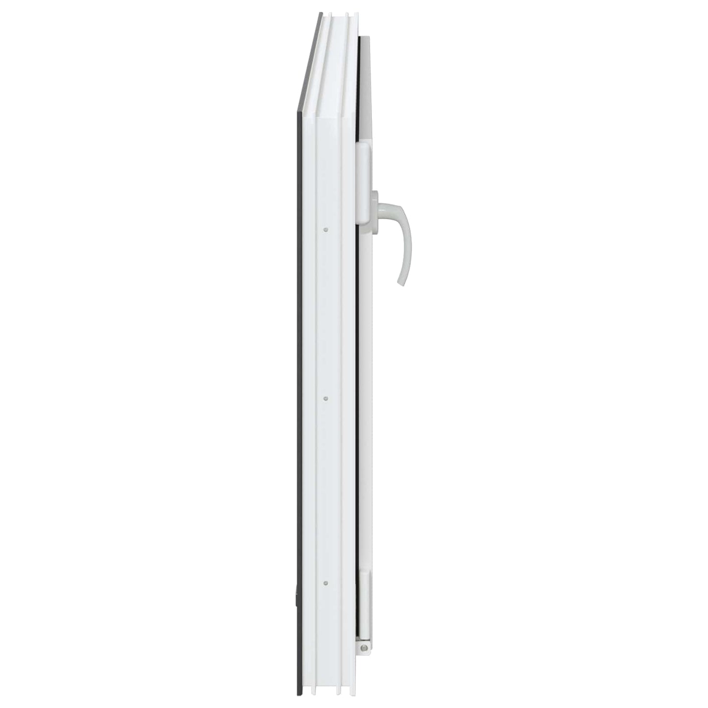 vidaXL Basement Window RISOR 110 x 70 cm PVC and Glass Anthracite