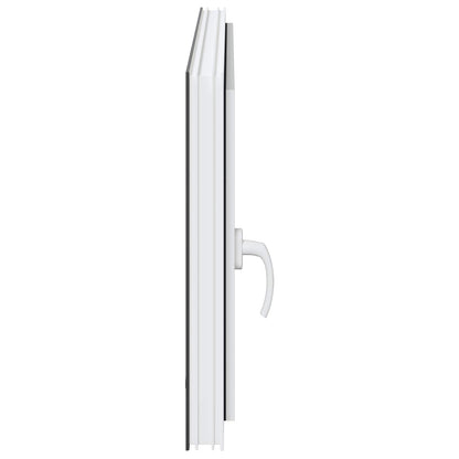 vidaXL Basement Window RISOR 120 x 60 cm PVC and Glass Anthracite