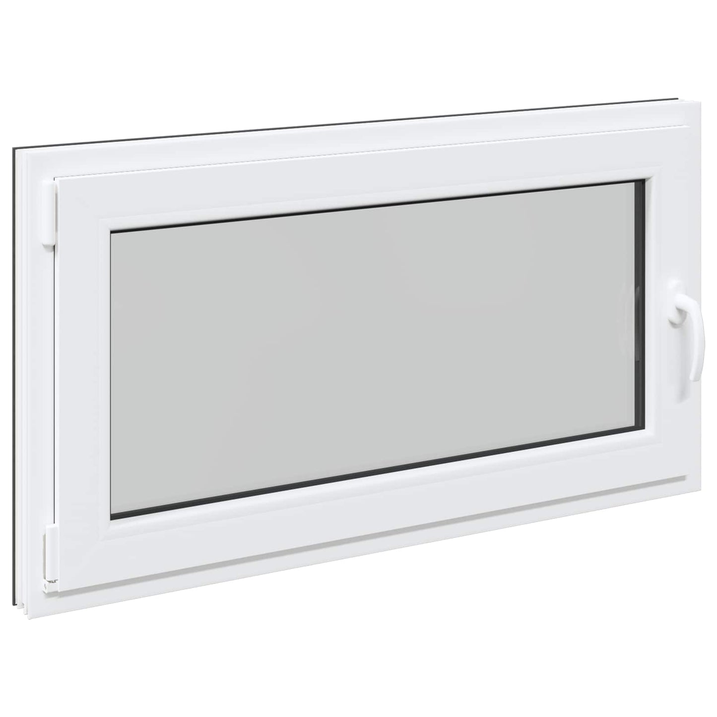 vidaXL Basement Window RISOR 120 x 60 cm PVC and Glass Anthracite