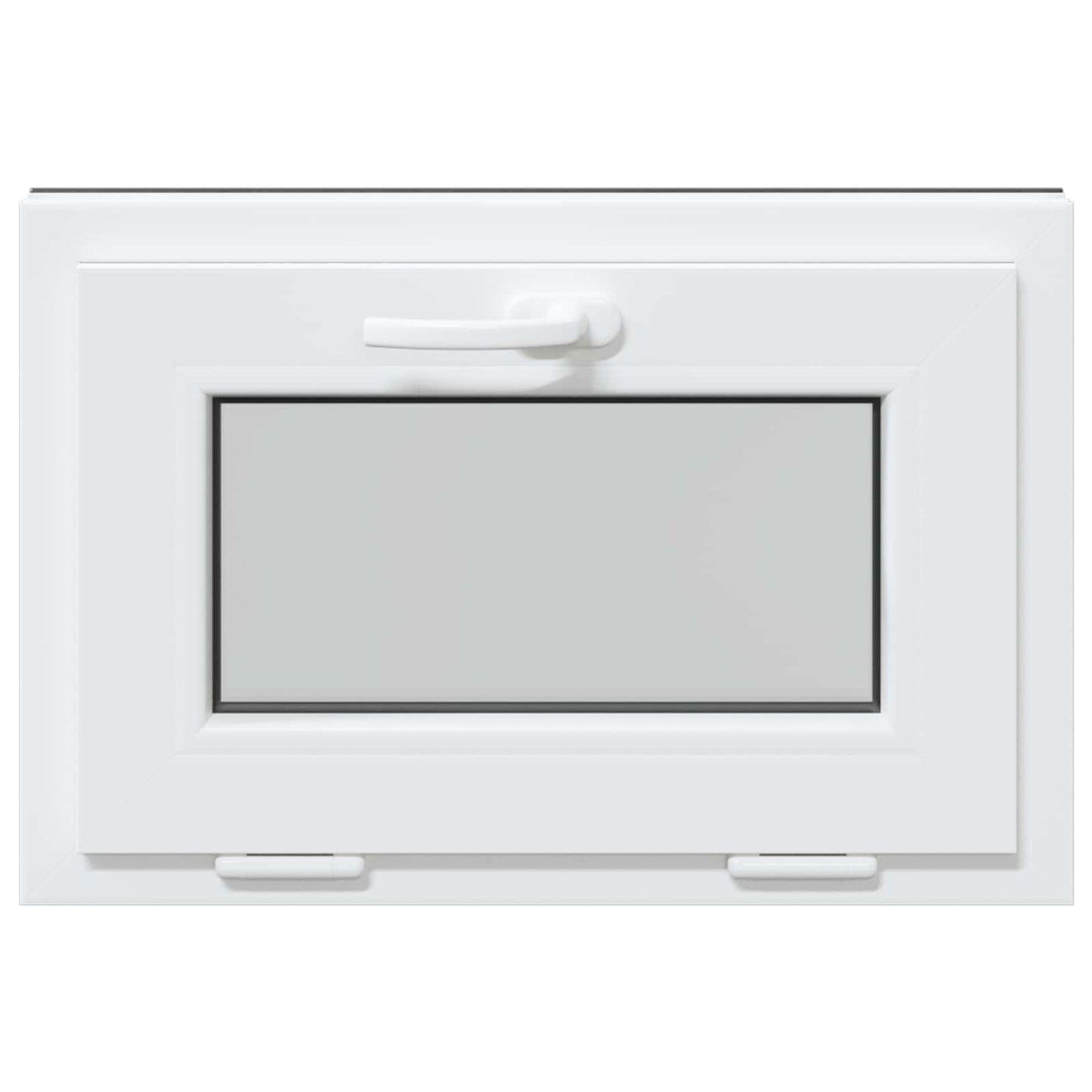 vidaXL Basement Window RISOR 60 x 40 cm PVC and Glass Anthracite